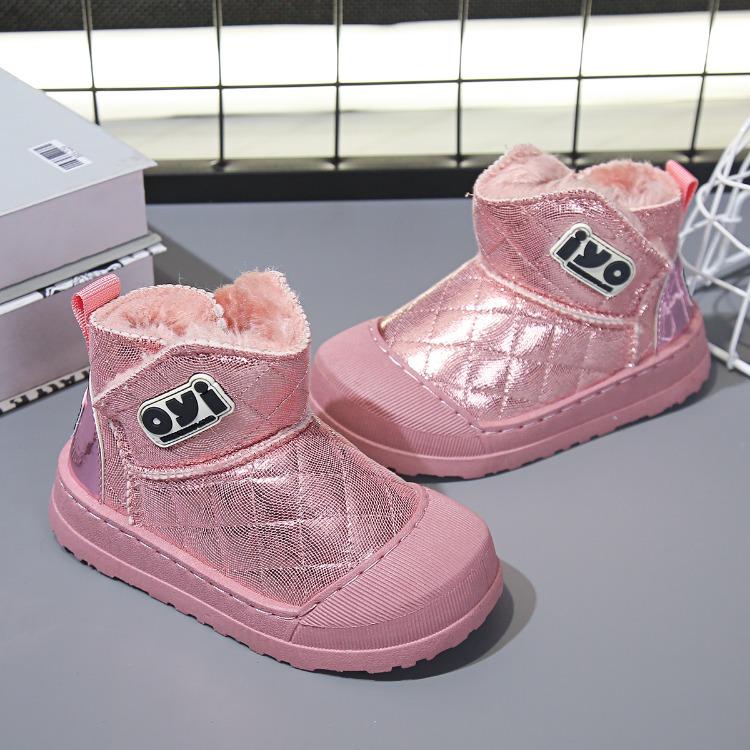 Product Introduction of JINTOHO Kids Winter Shoes Outdoor Warm Fur Boots Fashion Waterproof Girls Boots 19