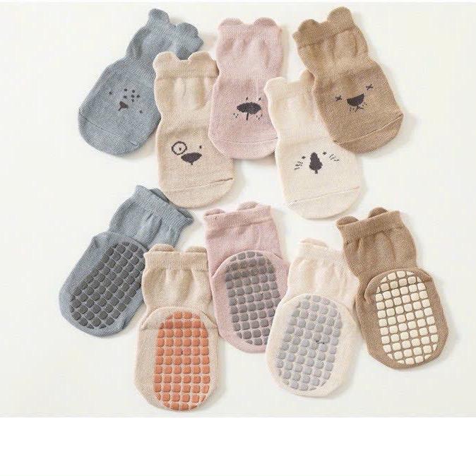 Tất vớ Len cao cổ Nemo chống trơn trượt cho bé trai, bé gái Kem