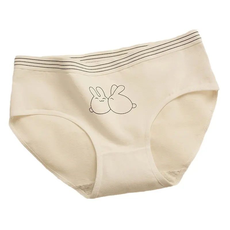 Combo 10 quần lót cotton nữ cao cấp in hình thỏ dễ thương (HM13) - Women Voi 4