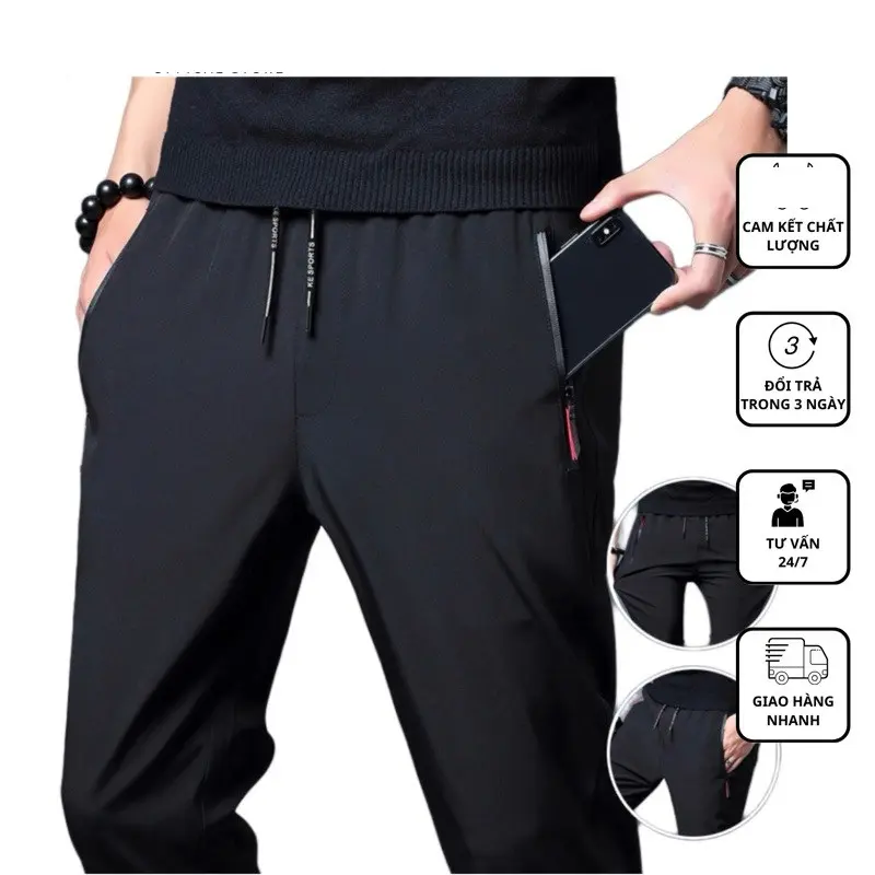 [SALE SỐC] Quần thể thao vải poly co giãn cực tốt có size lên tới 100kg_thanhhahcm