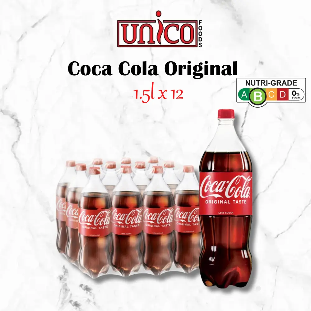 [UNICOFOODS] Coke Original | 1.5L X 12