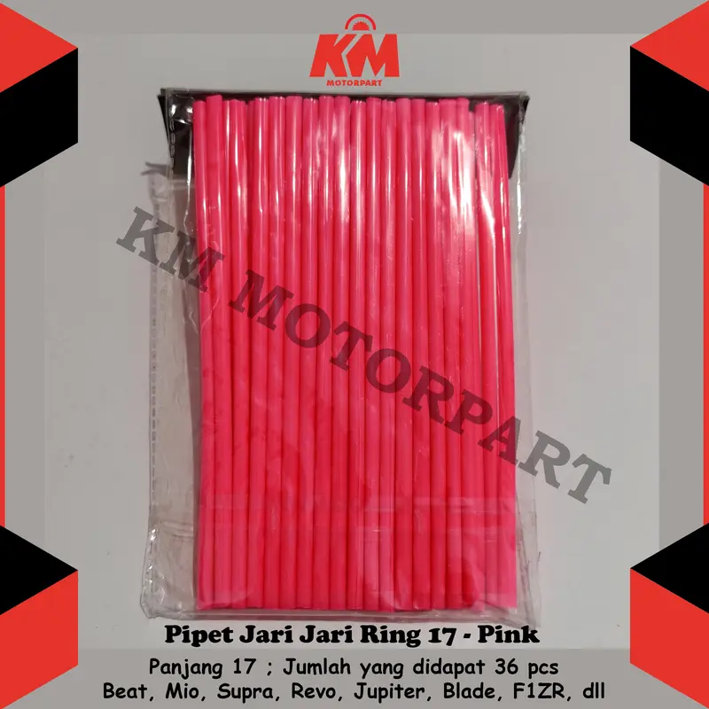 Pipet Jari Ring 17 Motor dan Sepeda Sedotan isi 36 pcs untuk Beat Mio Nex Scoopy Vario Xride dll 2