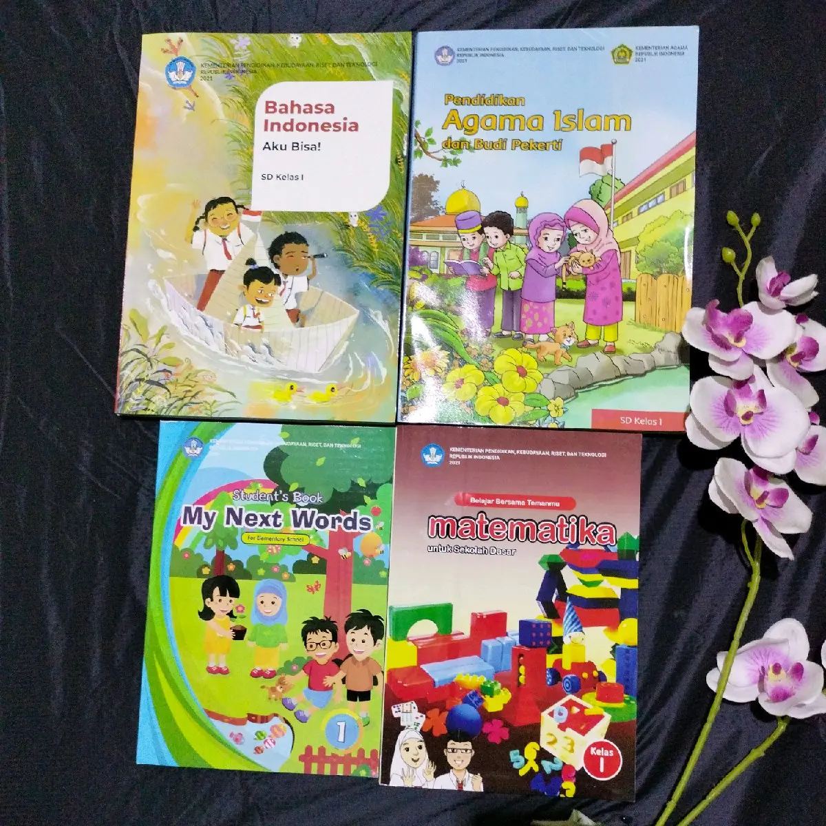 Kumer buku siswa paket SD kelas 1  kurikulum merdeka (isi 4 buku)