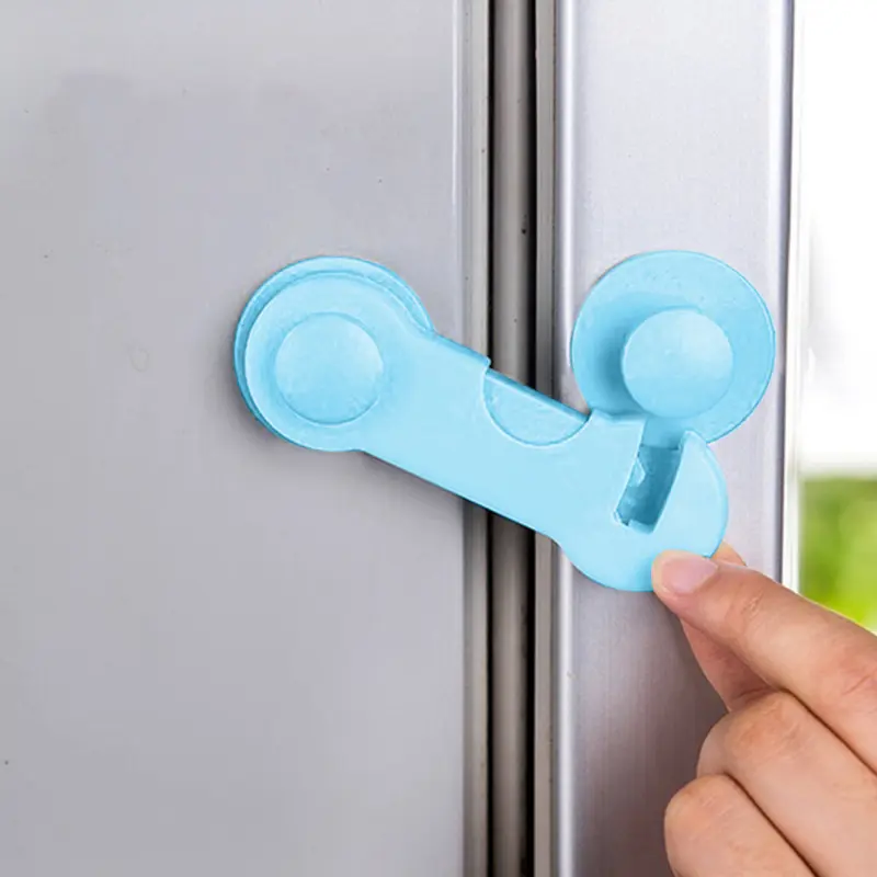 Khóa tủ, Đa Năng, Chất kết dính an toàn cho trẻ em, Chốt bảo vệ em bé, An toàn cho tủ lạnh và cửa ngăn kéo, Công cụ khóa tủ 2