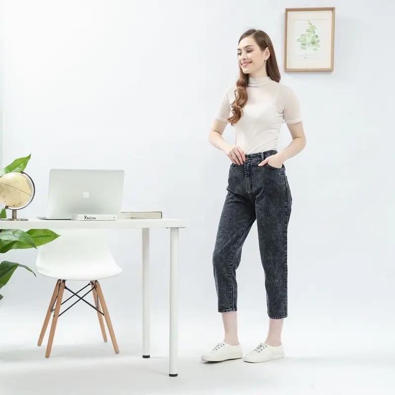 CELANA JEANS BOYFRIEND KOREAN STYLE 7