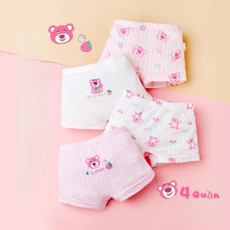 Product Introduction of Set 4 quần chip chất liệu cotton thông hơi cho bé size 8-26kg 2