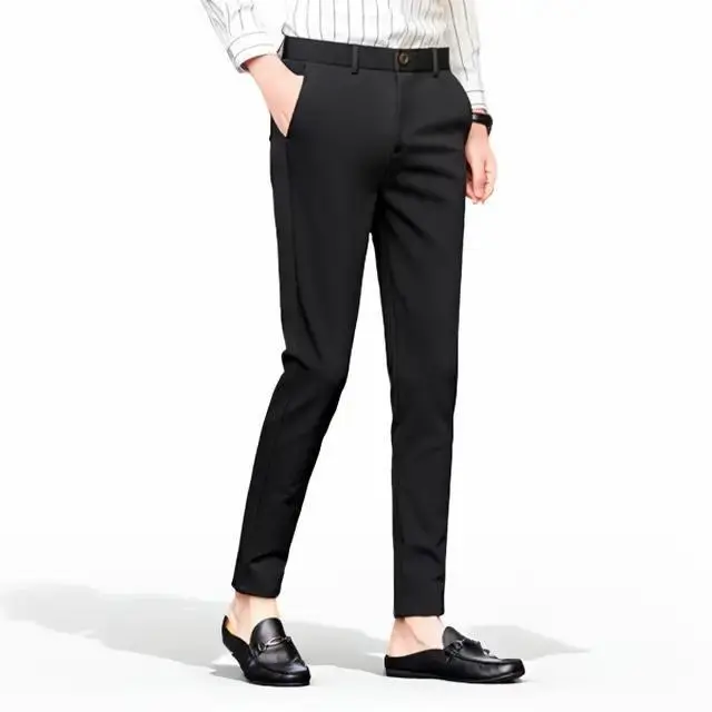 Quần dài tây nam xưởng may tây âu co giãn 4 chiều chất liệu vải cotton dày mịn , quần âu nam thoáng mát không nhăn nhàu