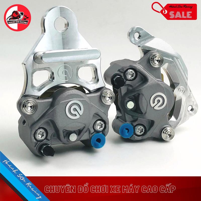 Full combo 2 bộ heo dầu brembo 2 pis gắn bánh sau và heo dầu brembo 2 pis mod gắn bánh trước cho các dòng xe,dòng heo 2 pis logo nổi cao cấp, heo nhập khẩu, bạn có thể mua lẻ từng món theo nhu cầu, heo brembo 2 pis xam-heo brembo Phanh Phụ Tùng Phụ Kiện