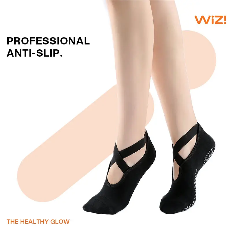 WiZi Kaos Kaki Yoga Olahraga Yoga anti licin/Kaos Kaki Yoga Olahraga Lembut Wanita  AO11
