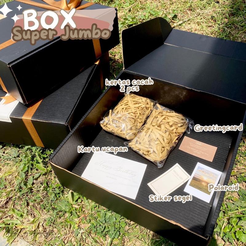 HAMPERS GIFT BOX PAKET KOTAK KADO BESAR HITAM PREMIUM KARDUS SET PACKAGING LENGKAP HADIAH ULANG TAHUN 35x35x11 CM 30x20x5 CM  JUMBO BIRTHDAY WISUDA COWOK CEWEK ULTAH VALENTINE ANNIVERSARY GRADUATION SKRIPSI LEBARAN WEDDING BABYBORN HARI GURU 3