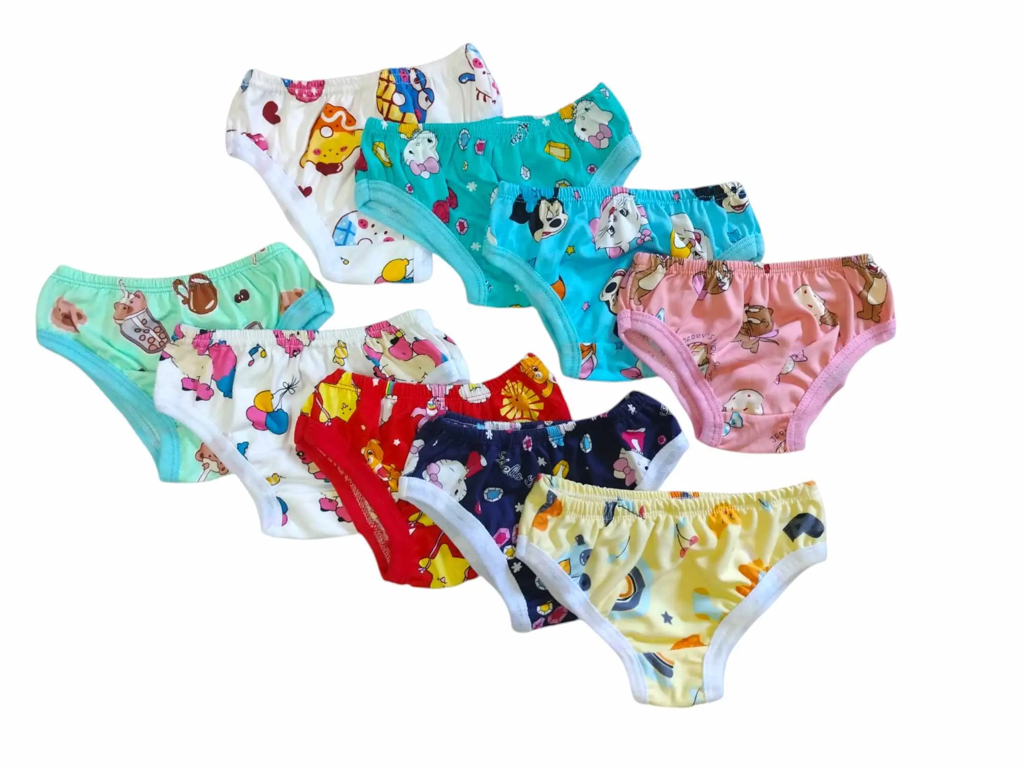Kids Underwear Panty and Brief for Girls and Boys Cute Character Designs