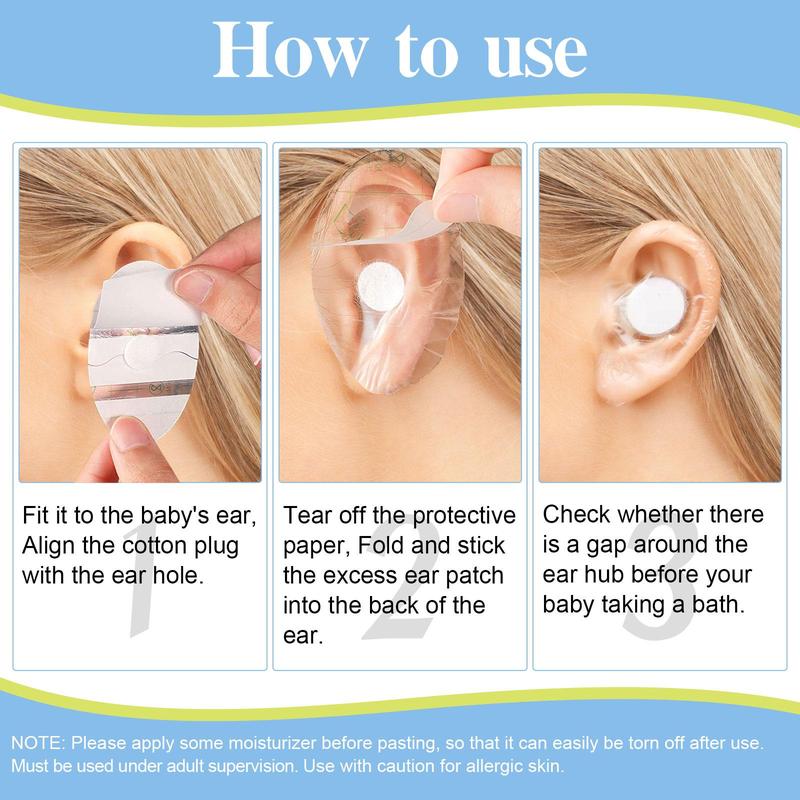 Waterproof Ear Protector Cover, Ear Protector Sticker, Ear Protector Sticker for Adults & Children, Ear Care Product for Daily Use 6