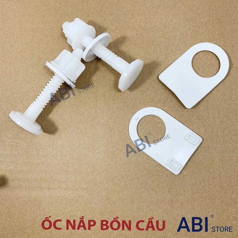 Bộ ốc nắp bồn cầu, Ốc chốt nắp bệt loại đẹp (ốc bắt nắp đậy bồn cầu ) 1
