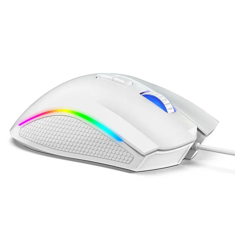 HXSJ-A869 Wired Gaming Mouse, 3200DPI Optical Sensor Mouse, Ergonomic Right Hand Gamer Mouse, Gaming Accessories for Home Office 3