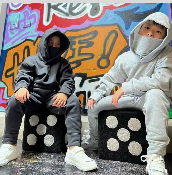 Áo Hoodie Ninja Menswear Cao Cấp Phong Cách Đường Phố ( dài tay Đen) Mũ Tay Dài hoodie  chuthap Kaki