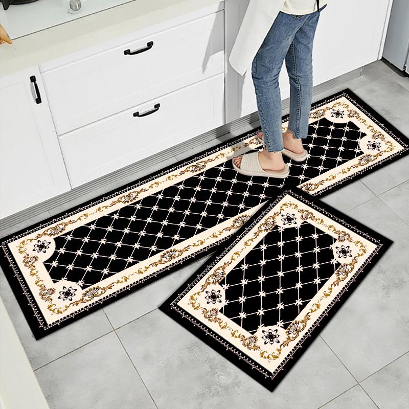 Product Introduction of alas kaki 2pcs size S: 40x60cm 40x120cm Absorbent Mats Textiles 7