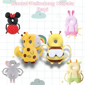 (FREE STRAP) Bantal Pelindung Kepala Bayi Belajar Berjalan Merangkak dan Duduk Protector Murah Child Kids Balita Cewek Cowok Bunda