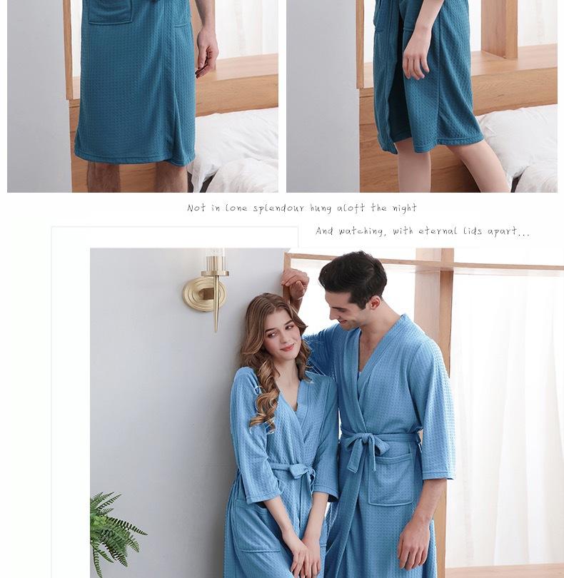 Product Introduction of Stylish Bathrobes for Men and Women  for Hotel Wholesale Wide and Absorbent Bathrobes for Relaxing 21