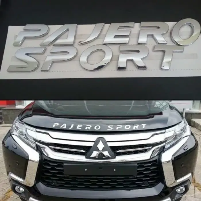ENGINE HOOD EMBLEM PAJERO SPORT/ LOGO PAJERO/ LOGO KAP MESIN PAJERO