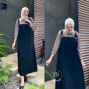 Veneta Overall Jeans Premium Jumpsuit Wanita Panjang