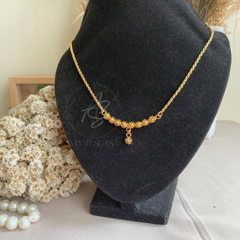 Set Mini Gelang dan Kalung Model Matahari Minimalis 2