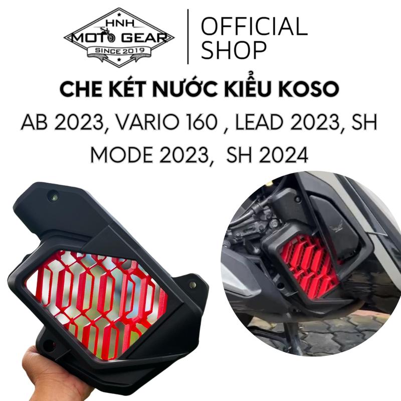 Che Két Nước Kiểu KOSO Cho AB 2023, Vario 160, SH Mode 2023, SH 2024 Motor Art Chính Hãng