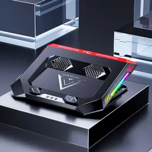 Gaming Cooling PadLaptop Turbocharged Radiator LED Light 2Fan X500