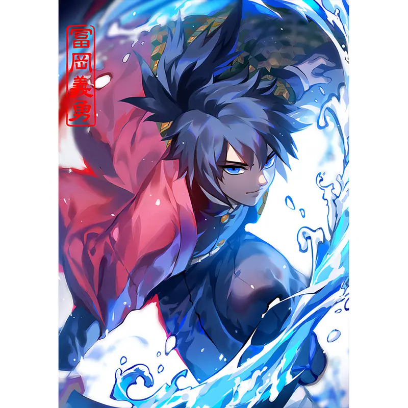 Poster Dán Tường A3 A4 Kimetsu No Yaiba | Sẵn Keo Mặt Sau 7