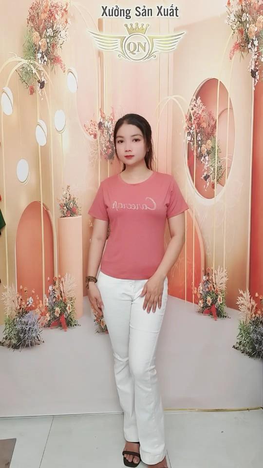 Product Introduction of Áo Thun Nữ. QN.161 Fom Carotop. Cotton Thái Co Giãn Bốn Chiều.Mềm Mịn Mát.Thấm Hút Mồ hôi ạ Cổ Tròn Women 13