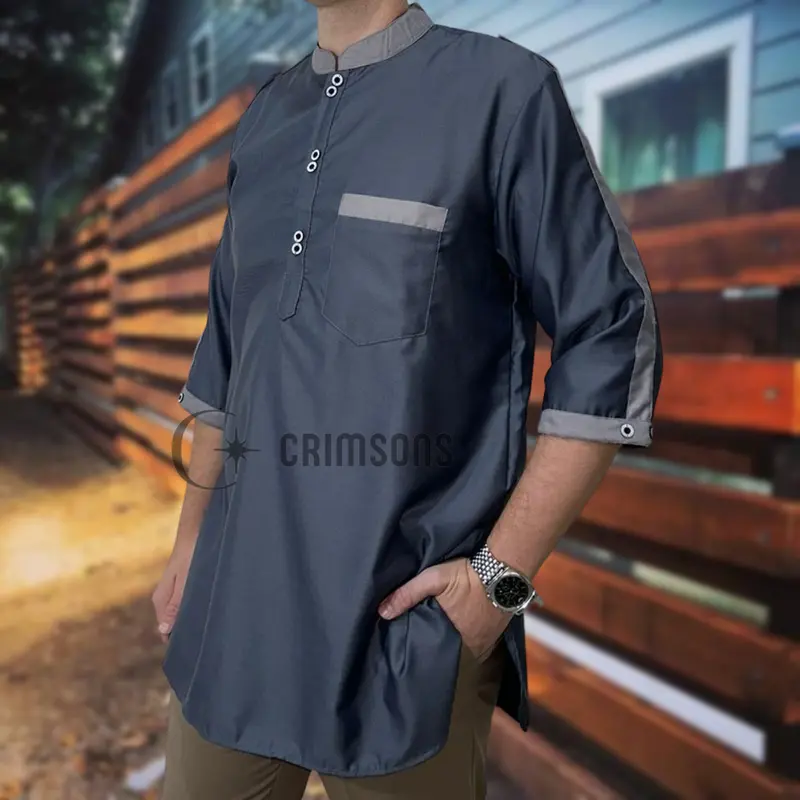 Koko Zaka Tiga per Empat + Kurta Katun Toyobo Muslim Baju 2