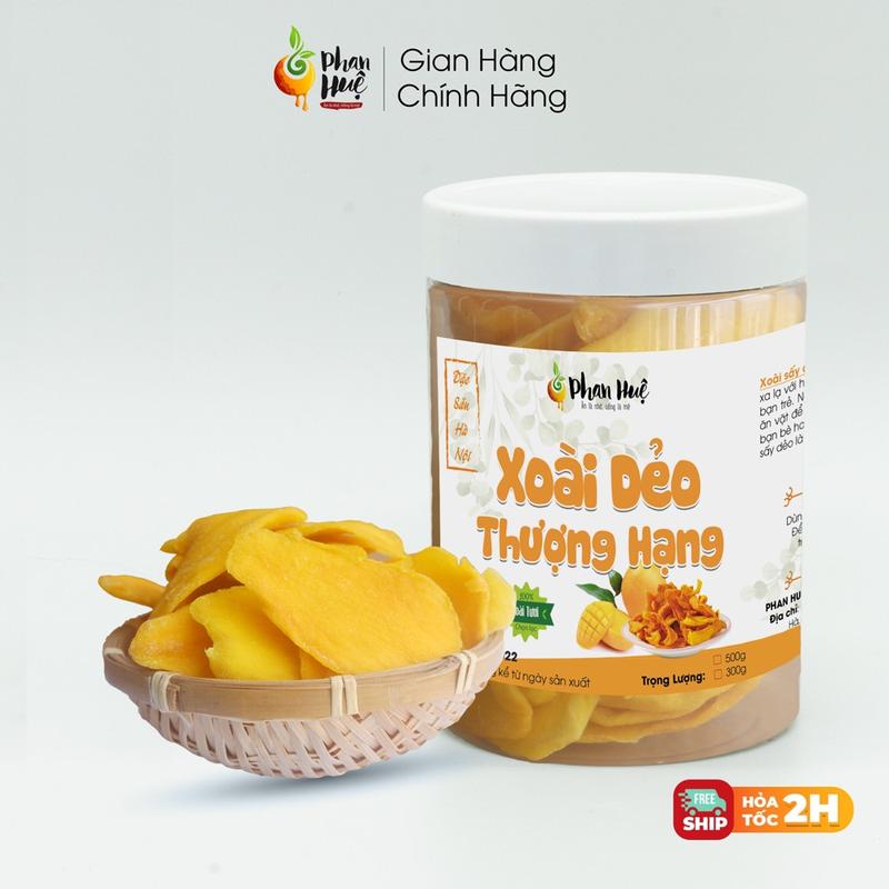  Xoài sấy dẻo chua ngọt Phan Huệ thơm ngon không đường 100g 300g 500g - Ô Mai Phan Huệ Không đường Lượng đường thấp Tự nhiên Vị trái cây Hữu cơ Vị trái cây 