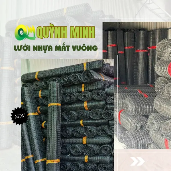[ 130g lỗ 3cm] 2mx50m - Lưới nhựa nguyên sinh HDPE chiều dài 50m + tặng kèm 100 cái dây rút 5