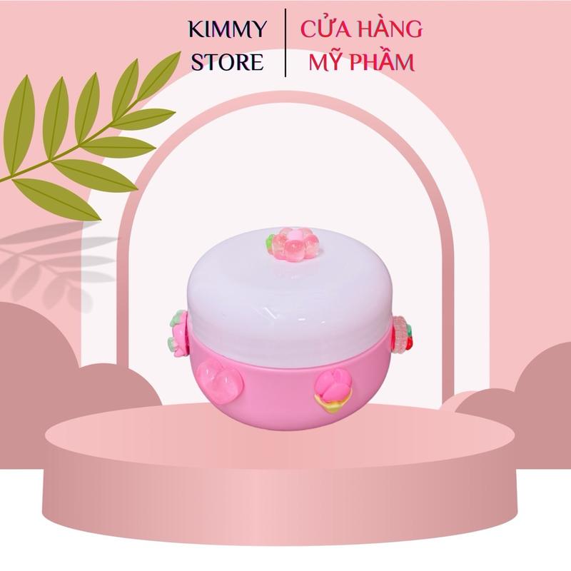 Hủ nhựa đựng kem 150g màu hồng pastel nắp vặn