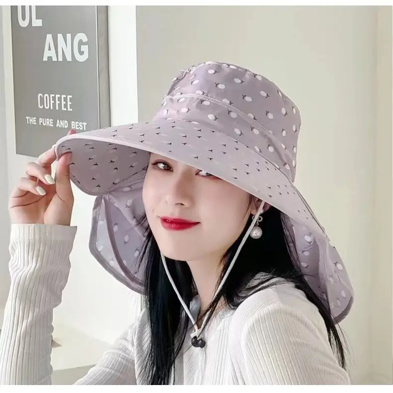 Mặt Nạ Che Nắng Ngoài Trời, Mũ Chống Nắng Vành Lớn, Thời Trang, Thoáng Khí, Thích Hợp Để Che Nắng，mũ câu cá 0