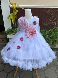 Devita Dress Slayer Bunga Megar Anak Tutu Bahan Premium Gaun Tutu Anak Langsung Dari Produsen Dengan Aksesoris Rambut Gratis Bisa Request Warna Dan Usia