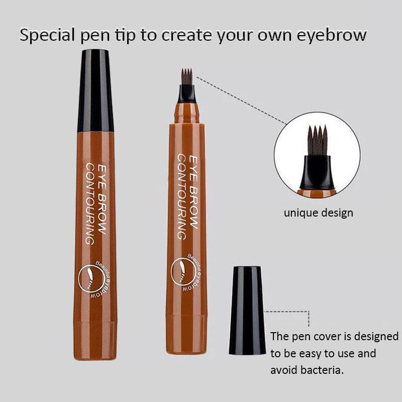 Product Introduction of Bút Chì Kẻ Lông Mày 4 Điểm, Không Thấm Nước, Bút Kẻ Lông Mày Dạng Lỏng, Lâu Trôi, Mỹ Phẩm, Bút Chì Kẻ Lông Mày Microblade, Maquillajes Para Mujer, Sản Phẩm Trang Điểm 24
