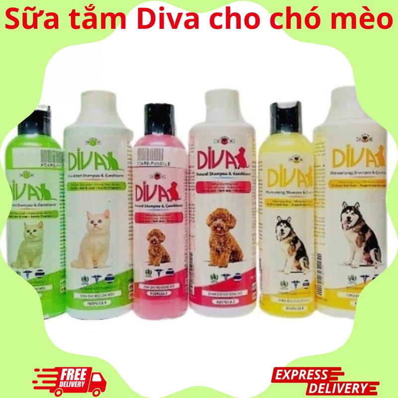 Sữa Tắm Diva Dưỡng Ẩm Khử Mùi Cho Chó Mèo - 260ml/400ml