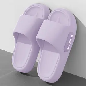 Sandal pasangan gaya Korea 2026, bahan EVA, sol tebal lembut dan tahan lama, anti selip dan anti bau, sandal rumah dengan berbagai pilihan warna