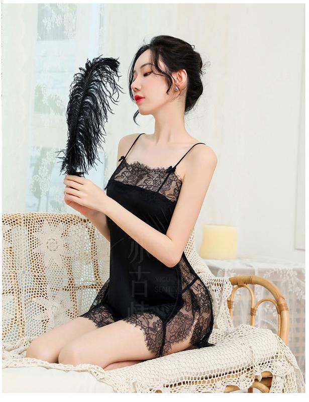 Váy ngủ  Ren Xinh Xắn Quyến Rũ V5222 + Tặng Kèm Quần Chíp 1