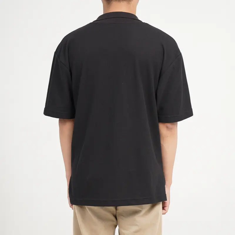 OVERSIZE POLO SHIRT SAMWELLS - BLACK 1
