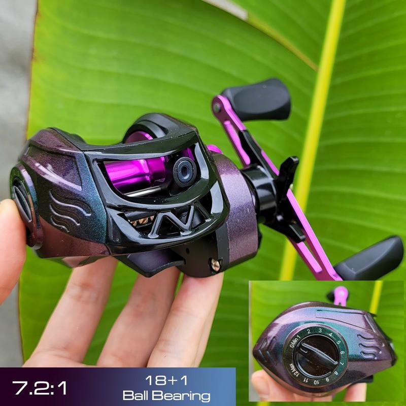 máy câu cá , máy ngang titan ánh tím giá rẻ may Fishing