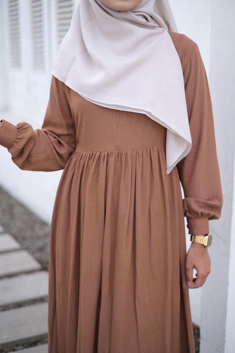 Product Introduction of HAWACORNER - ROSA DRESS Rayon Crinkle Ironless Cantik Muslim Wanita Gamis 2