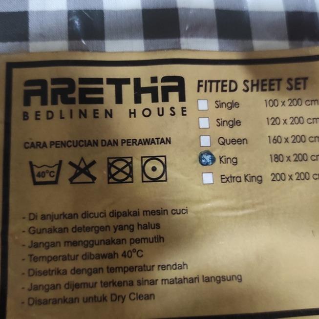 Aretha BedLinen House (Fitted Sheet Set) King Size 1
