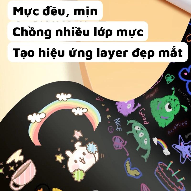 Product Introduction of Hộp 60 Bút Màu Acrylic Marke Cao Cấp Chống Nước Màu Sắc Tươi Sáng - Bút Lông Vẽ Trên Nhiều Chất Liệu 38