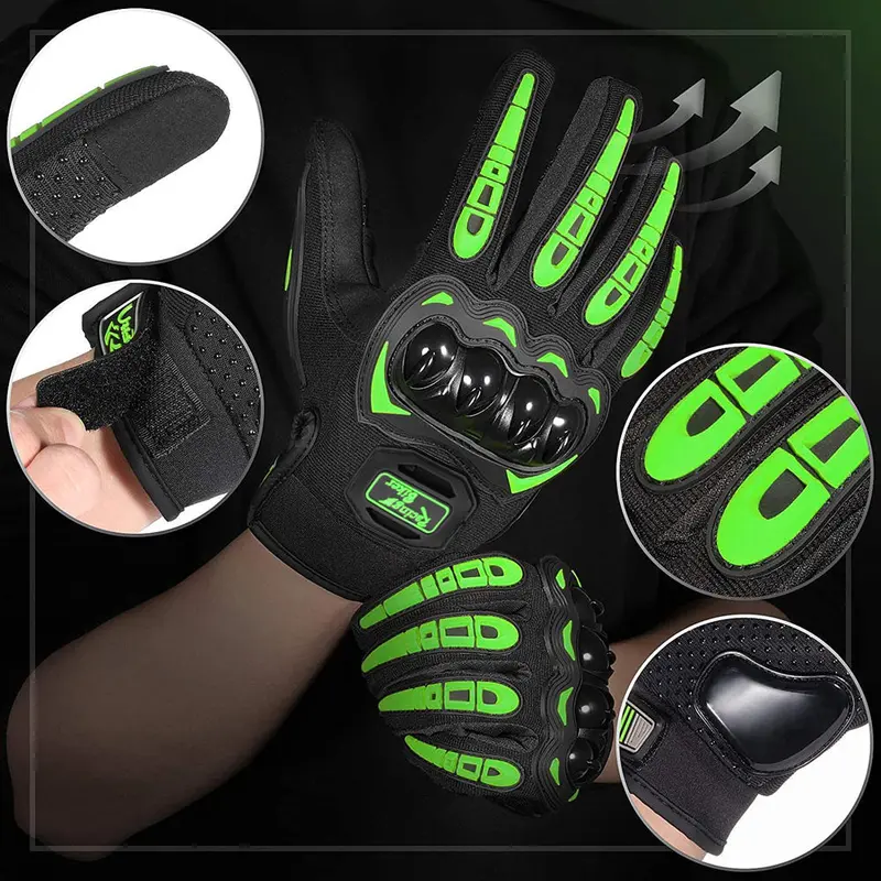 Touchscreen Spring and Summer Motorcycle Riding Gloves Protective Anti-fall Hard Shell Off-road Gloves 3