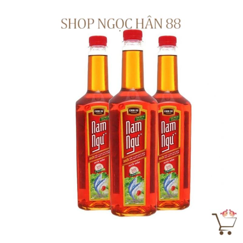 Chai Nước Mắm Nam Ngư Chinsu 900ml đậm đà hương vị món ăn