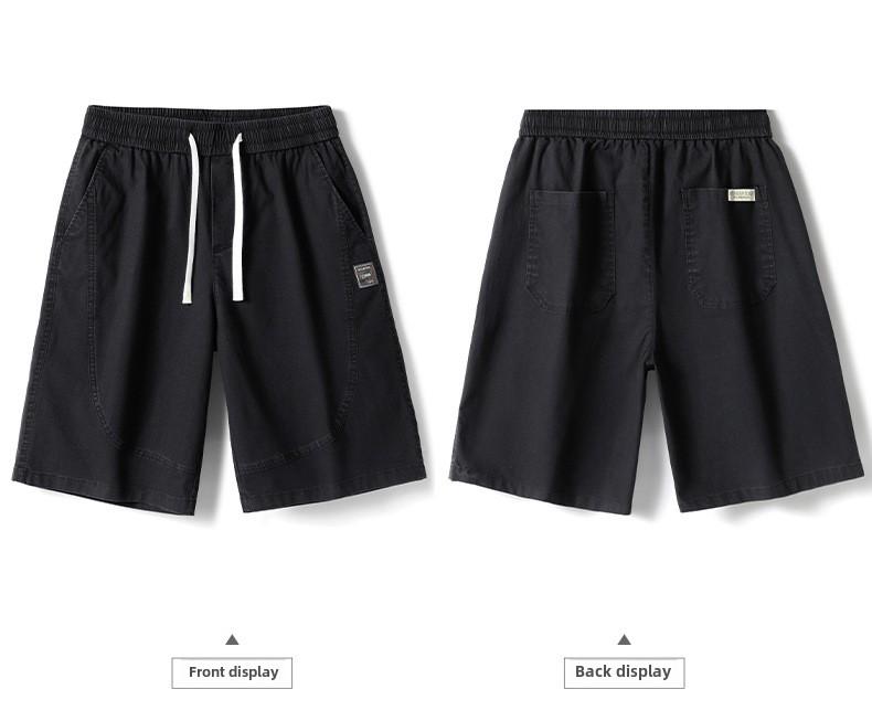 Product Introduction of Men's summer shorts, loose and comfortable, knee-length shorts for men, casual five-inch shorts, lightweight and comfortable. 9