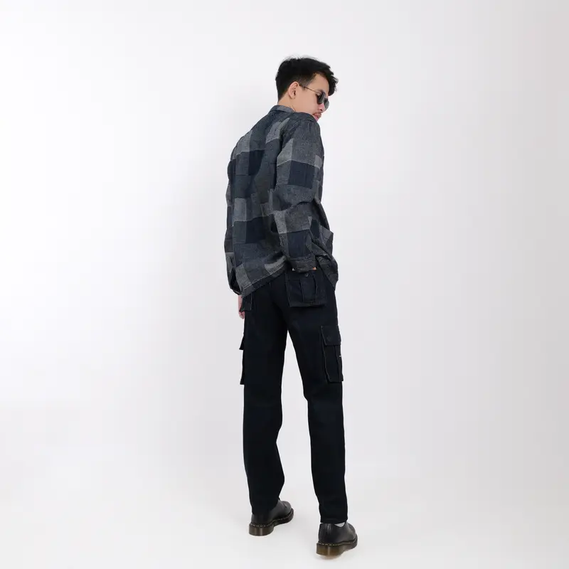 Rockmaker Denim Jacket Mondrian Jaket Pria 2