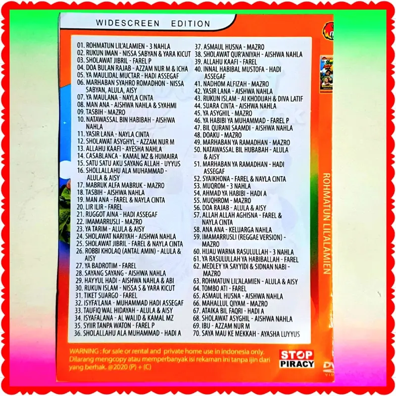 KASET MP5 LAGU SHOLAWAT ANAK ANAK 1
