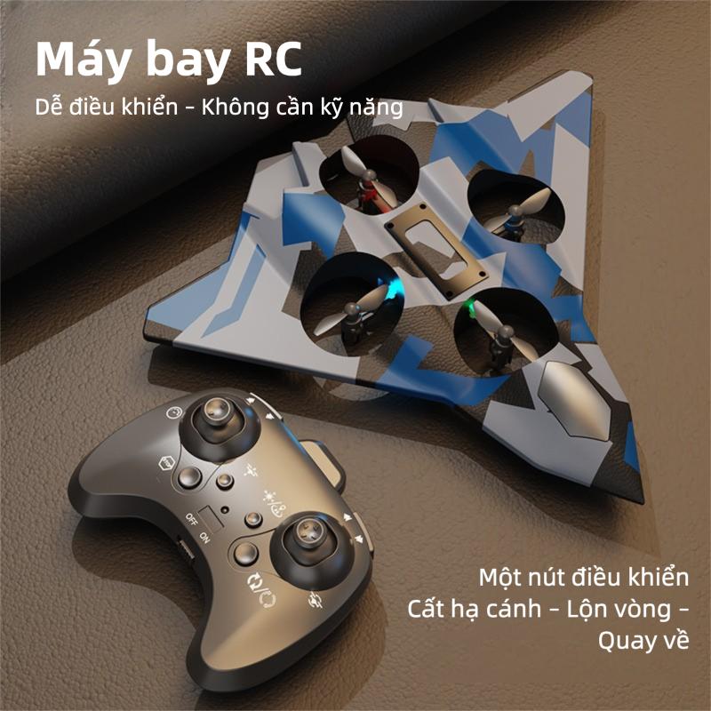  Máy Bay Điều Khiển Từ Xa Chất Liệu Xốp EPP Bền Thích Hợp Cho Trẻ Em Khởi Động Và Trôi Một Phím Lật 360 ° Kích Thước Nhỏ Mô Hình Máy Bay Chiến Đấu SU30 